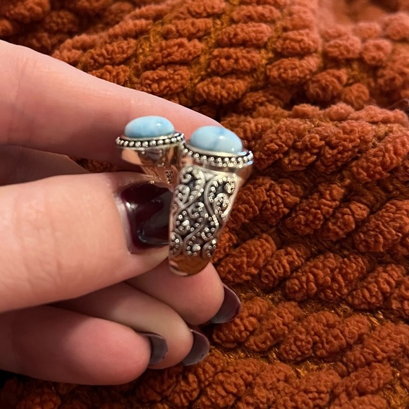 New Larimar Cabochon Ring - Picture 4 of 5